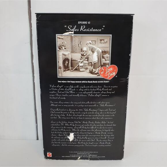Mattel Sales Resistance I Love Lucy Barbie Doll Collector Edition - Picture 3 of 11